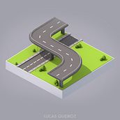 VIADUTO. 3D, 3D Design, and 3D Modeling project by Lucas Queiroz - 04.15.2020