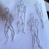 Mi Proyecto del curso: Dibujo anatómico para principiantes. Pencil Drawing project by Melissa Garro - 04.22.2020