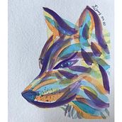 Lobo. Un progetto di Pittura ad acquerello di Dany Pera Char - 14.04.2020