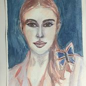 Mi Proyecto del curso: Retrato artístico en acuarela. Un proyecto de Animación de Alexandra Cepeda - 23.04.2020