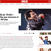 Artículos CULTURA (Música) HOLA.com Ein Projekt aus dem Bereich Kommunikation von Noemí Fernández - 23.04.2020