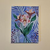 My project in Botanical Painting with Acrylic course. Pintura Acrílica projeto de yleniapaladino - 23.04.2020