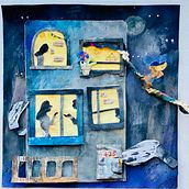 My project in Story Illustration with Paper course . Children's Illustration, Collage, Fine Arts, Traditional illustration, Paper Craft, Stor, and telling project by brooklynpacman - 04.23.2020