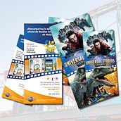 Universal Studios Hollywood/Tríptico. Graphic Design project by lucia_portoles - 04.23.2020