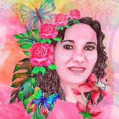 Mi Proyecto del curso: Retrato ilustrado en acuarela. Un proyecto de Dibujo de Retrato de Laura Beatriz Piedra Monge - 23.04.2020