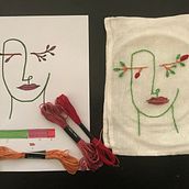 Mi Proyecto del curso: Teoría del color para proyectos textiles. Embroider project by Valeria Meyer - 04.23.2020