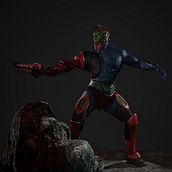Trap Jaw: Modelado realista con ZBrush. 3D, Art To, s, 3D Design, 3D Character Design, 3D Modeling, and Video Games project by Claudio Gastón Oliva - 05.15.2020