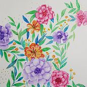 Mi Proyecto del curso: Creación de paletas de color con acuarela . Painting project by mariarosabupo - 05.30.2020