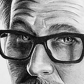Retrato con carboncillo. Un proyecto de Dibujo a lápiz, Dibujo de Retrato y Dibujo realista de Sonia Viridiana Cruz Dorantes - 29.01.2020