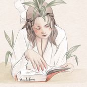 ilustración día del libro. Un proyecto de Ilustración tradicional de Amalia Torres - 23.04.2020