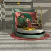 Mi Proyecto del curso: Composiciones abstractas con Cinema 4D. Projekt z dziedziny 3D i  Modelowanie 3D użytkownika Marina López - 24.04.2020