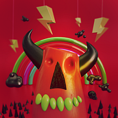 Mi Proyecto del curso: Diseño de personajes en Cinema 4D: del boceto a la impresión 3D. 3D Character Design, 3D Animation, and Character Animation project by I G - 05.02.2020
