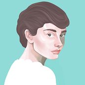 My project in Digital Techniques for Illustrated Portraits course. Digital Drawing, Digital Illustration, and Drawing project by Monika Klicz - 04.25.2020