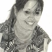 Dibuje a mi amiga una amiga de la secundaria. Pencil Drawing project by Yoyos 360 - 04.25.2020