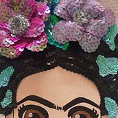 Viva la Vida _ FridaK.. Un proyecto de Bellas Artes, Art to, Artesanía, Diseño, Diseño de interiores y Pintura acrílica de Diana Obando - 25.04.2020