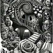 El nombre de la Rosa. Film, Pencil Drawing, Traditional illustration, and Drawing project by juanpemove - 04.25.2020