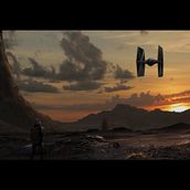 Mi Proyecto del curso: Matte painting cinematográfico "2 Matte Paintings" GOT & STAR WARS. Concept Art project by David Rodríguez - 04.25.2020