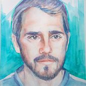 Mi Proyecto del curso: Retrato artístico en acuarela. Portrait Drawing, and Watercolor Painting project by Raquel Bertrán - 04.25.2020