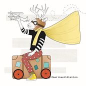 Volando Voy . Traditional illustration, Digital Illustration, and Children's Illustration project by Marina Wild - 04.25.2020