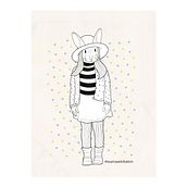 Señorita Coneja. Traditional illustration, Digital Illustration, and Children's Illustration project by Marina Wild - 04.25.2020