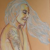 Mi Proyecto del curso: Ilustración con pastel y lápices de colores . Desen artistic de carlos manrique acuña - 06.12.2020