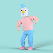 My project in Design of Characters in Cinema 4D: from the Sketch to 3D Printing course. 3D Animation, and 3D Character Design project by sunosee - 04.26.2020