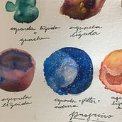Meu projeto do curso: Técnicas modernas de aquarela. Een project van Craft van Aline Chaves - 26.04.2020