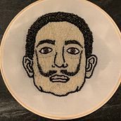 My final project - Dali. Un proyecto de Bordado de Mélanie Chrétien - 26.04.2020