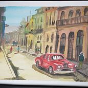 Mi Proyecto : Paisajes urbanos en acuarela Jessica.. Watercolor Painting project by Jessica Artista Plastica - 04.27.2020