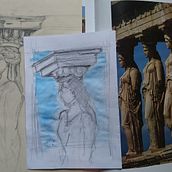 My pre project in Architectural Sketching with Watercolor and Ink course. Architectural Illustration, Architecture, and Watercolor Painting project by lucieishima - 04.26.2020