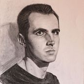 Mi Proyecto del curso: Retrato realista con lápiz de grafito. Un proyecto de Dibujo, Dibujo a lápiz y Dibujo de Retrato de anamunozestepa - 26.04.2020