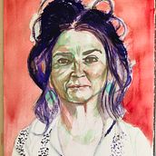 Mi Proyecto del curso: Retrato artístico en acuarela. Projekt z dziedziny Portret i Malowanie akwarelą użytkownika artnaszlo - 20.07.2020