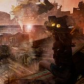 Steampunk Barcelona. Un proyecto de Animación 2D, Animación 3D, Arquitectura, Arquitectura digital, Cine, Concept Art, Desarrollo de videojuegos, Dibujo digital, Dirección de arte, Ilustración digital y Videojuegos de Daniel Ballarín Molins - 26.04.2020