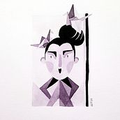 My project in Introduction to Illustration with India Ink course. Traditional illustration project by atlantica_design - 04.26.2020