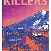 The Killers - Ilustración para music lovers. Traditional illustration project by Rodrigo Zubikarai - 04.26.2020