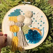 Mi Proyecto del curso: Creación de tapices bordados Ein Projekt aus dem Bereich Stickerei von manecviolic - 26.04.2020