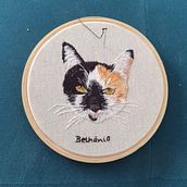 Meu projeto do curso: Needle painting para principiantes. Bordado projeto de Drielle Cristina - 26.04.2020