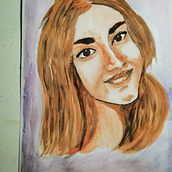 Mi Proyecto del curso: Retrato artístico en acuarela. Education project by Maricella Baccelliere - 04.27.2020