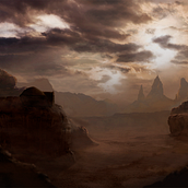 Mi Proyecto del curso: Matte painting cinematográfico. Design project by Alejandro Saucedo - 04.27.2020