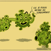 Bolsonaro y la Covid-19. Un projet de Dessin de cezarsiqueirapsi - 27.04.2020
