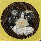 My first cat patch 😻. Embroider project by Ellen Lloyd - 04.27.2020
