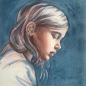 My project in Artistic Portrait with Watercolors course. Watercolor Painting project by Alice Serafino - 05.01.2020