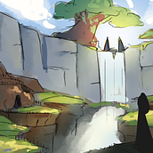 Población Targ: Layouts . Un progetto di Animazione e Arte concettuale di Clarissa Herrera - 27.04.2020