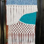 Mi Proyecto del curso: Introducción al macramé: creación de un tapiz decorativo. Un progetto di Macramè di Gabriela Parada - 26.05.2020