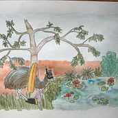 My project in Watercolor Illustration with Japanese Influence course. Traditional illustration project by kate_fabian - 04.27.2020