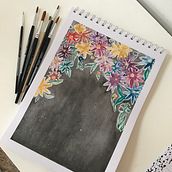 Mi Proyecto del curso: Creación de paletas de color con acuarela. Een project van  Botanische illustratie van Denisse Almonacid Toledo - 27.04.2020