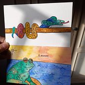 Aquarelas . Watercolor Painting project by Lily graham - 04.16.2020
