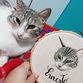 Mi Proyecto del curso: Needle painting para principiantes. Embroidery project by scarlettneira - 04.28.2020