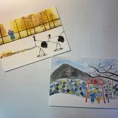 Kida's Final Project in Watercolor Illustration with Japanese Influence course. Un proyecto de Pintura a la acuarela de kidagreen - 28.04.2020