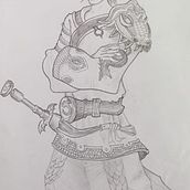 Character 3 . Pencil Drawing project by Antar Chiboub - 04.28.2020